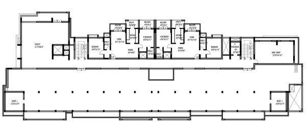 ace-developers willows-residences Willows Residences Cluster Plan For Terrace Floor