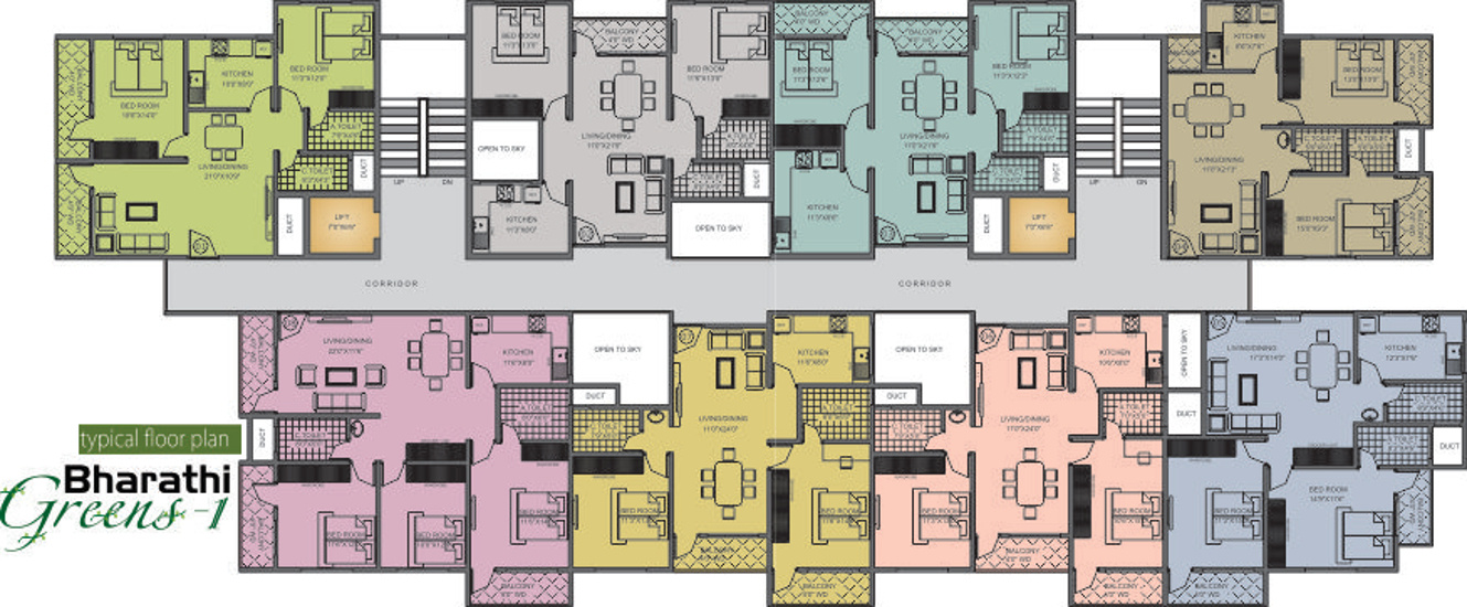 Images for Cluster Plan of Bharathi Bharathi Greens