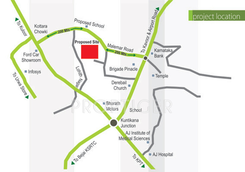 Images for Location Plan of Bharathi Bharathi Greens