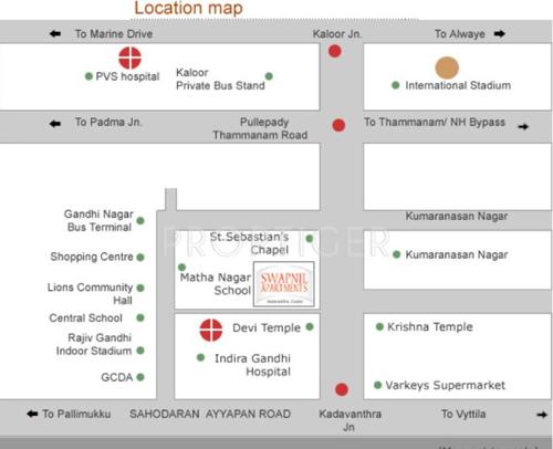 Images for Location Plan of Pioneer Swapnil Apartments