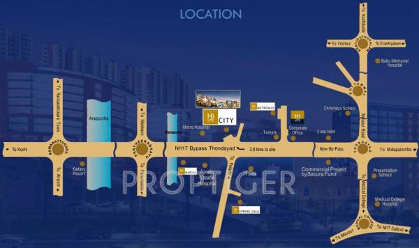 Images for Location Plan of Hilite Residency Images for Location Plan of Hilite Residency