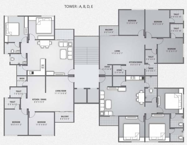 Images for Cluster Plan of Sangani Skyz