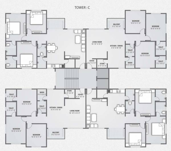 Images for Cluster Plan of Sangani Skyz