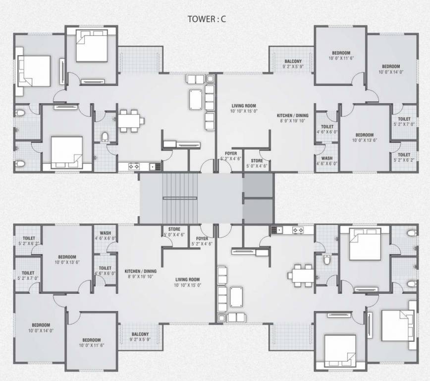 Images for Cluster Plan of Sangani Skyz