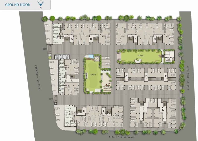  platinum Images for Cluster Plan of Sangani Platinum