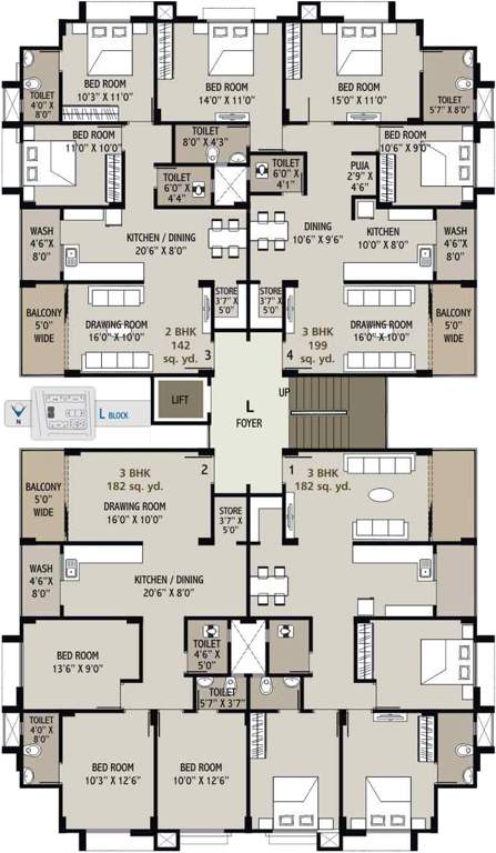  platinum Images for Cluster Plan of Sangani Platinum