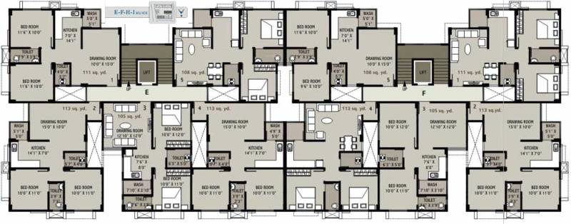  platinum Images for Cluster Plan of Sangani Platinum