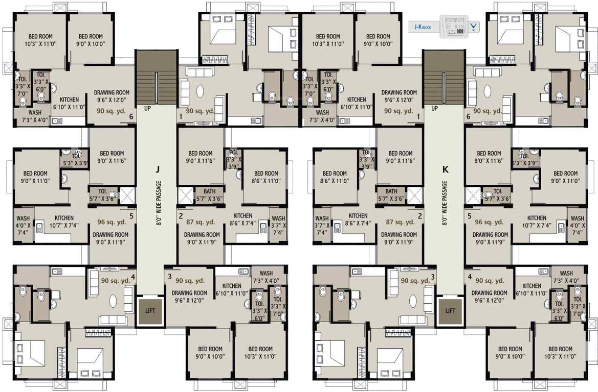  platinum Images for Cluster Plan of Sangani Platinum