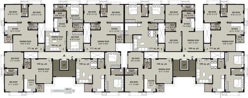  platinum Images for Cluster Plan of Sangani Platinum