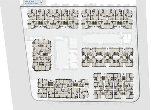  platinum Images for Cluster Plan of Sangani Platinum