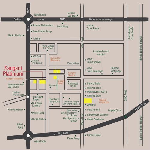  platinum Images for Location Plan of Sangani Platinum