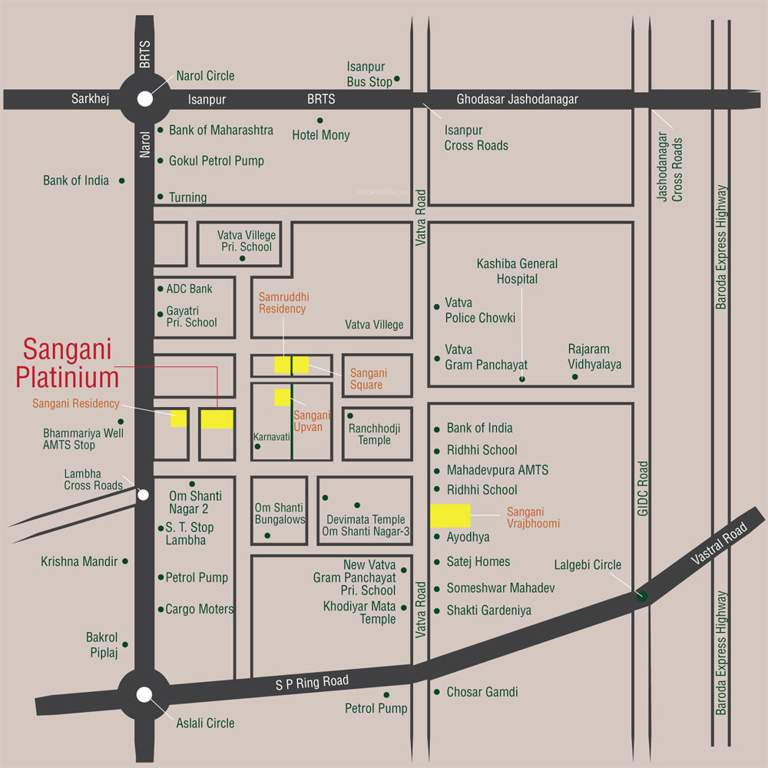  platinum Images for Location Plan of Sangani Platinum