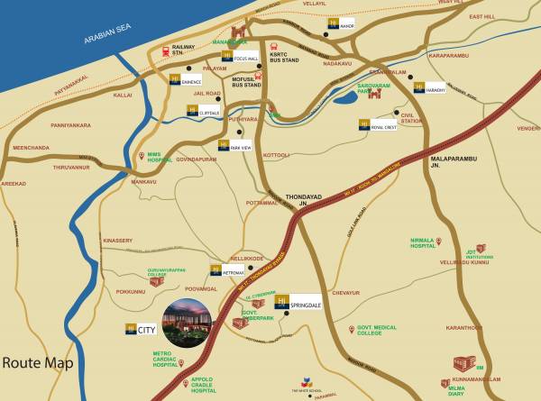  springdale Location Plan