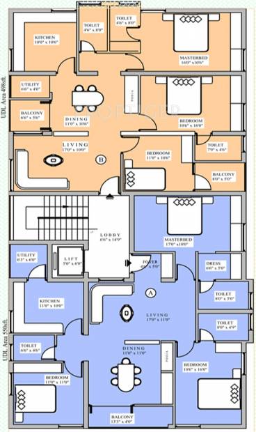 Images for Cluster Plan of Vijaya Vijaya Apartment