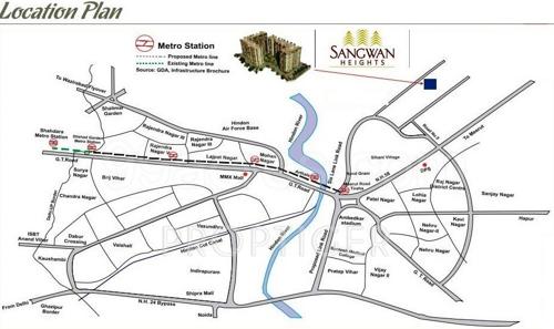  heights Images for Location Plan of Sangwan Heights