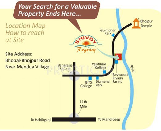 pashupati-builders-and-developers shivoy-regency Location Plan