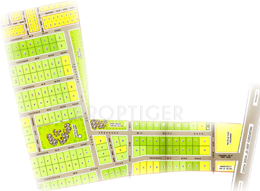 Images for Layout Plan of Oorjita Builders Hill Creek