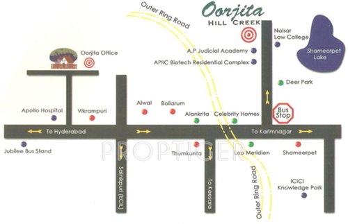 Images for Location Plan of Oorjita Builders Hill Creek