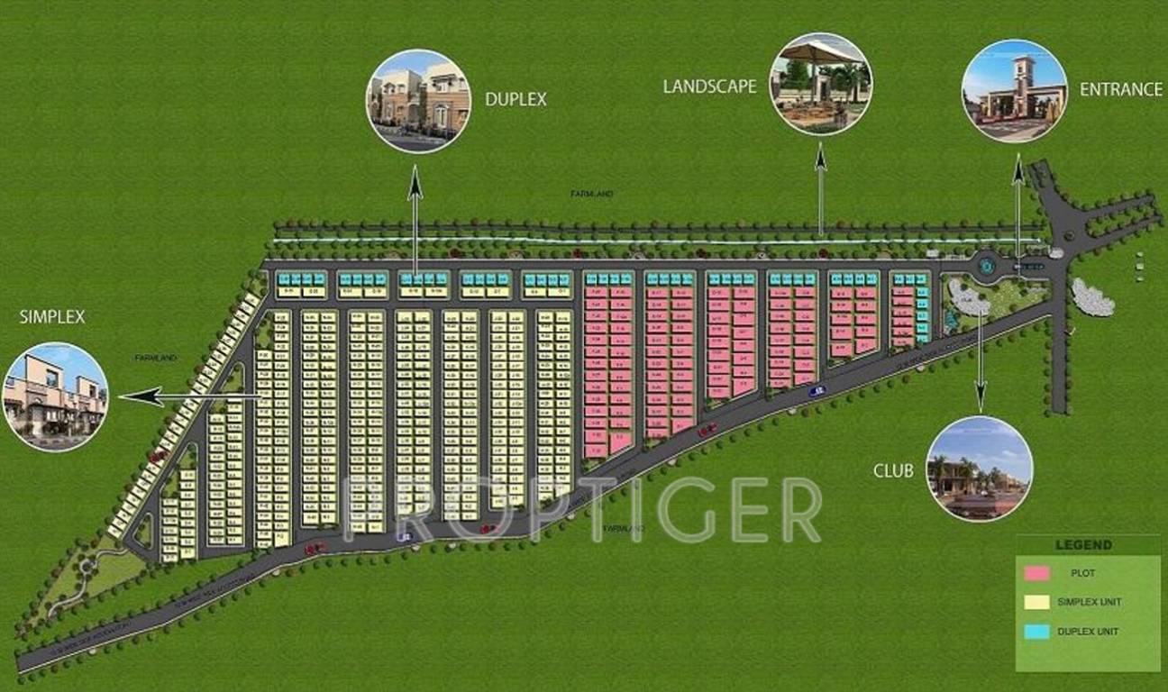 shri group radha florence plots Layout Plan