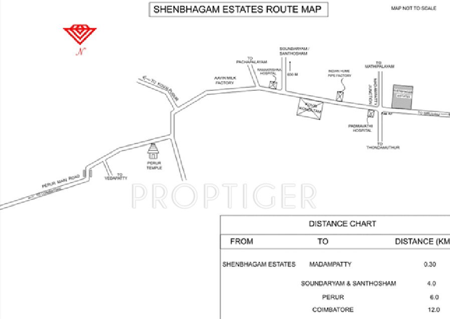 Images for Location Plan of Covai Shenbagam Estates