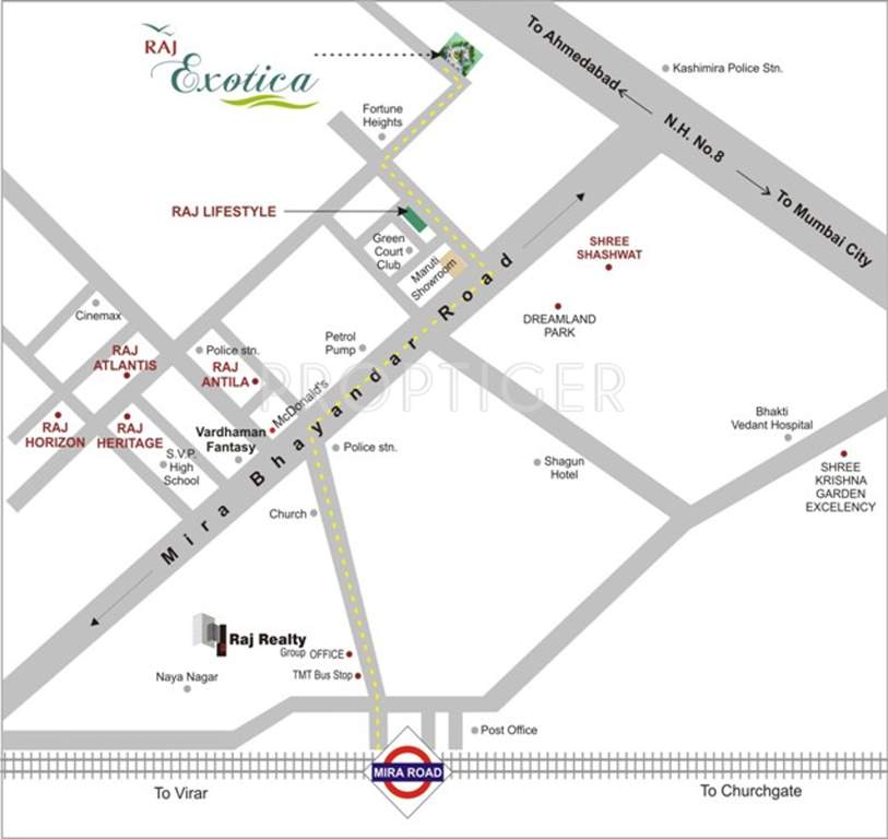  exotica Images for Location Plan of Raj Exotica