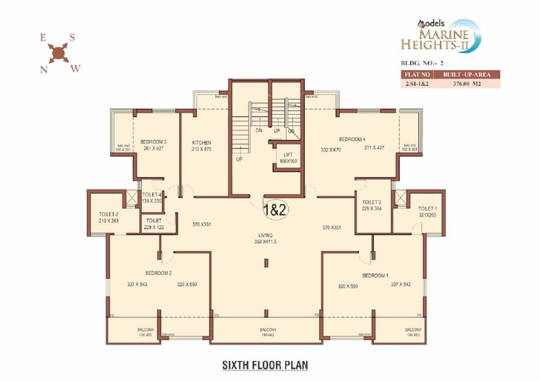  marine heights Building 2 Cluster Plan