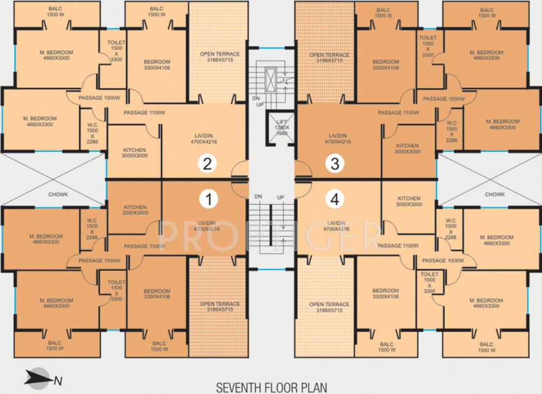 models construction status Building 3 Seventh Floor Cluster Plan