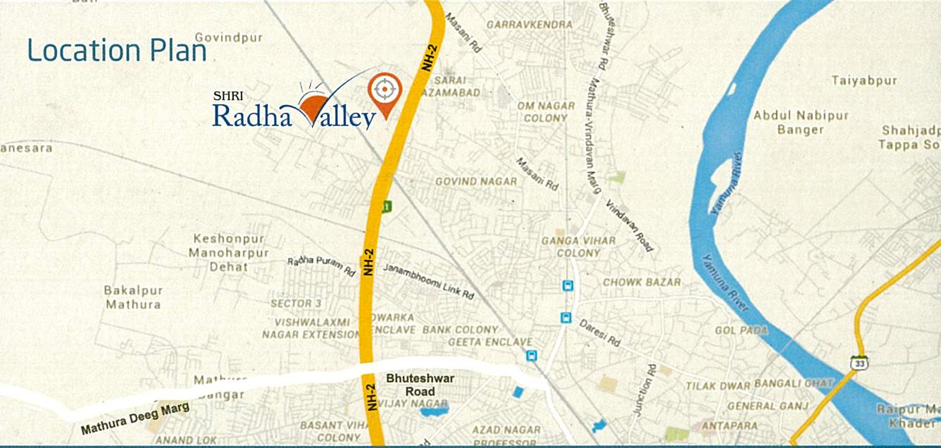 radha valley Images for Location Plan of Shri Radha Valley