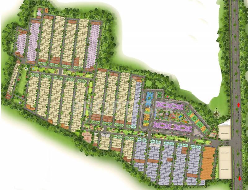 shri-group radha-valley-villa Layout Plan