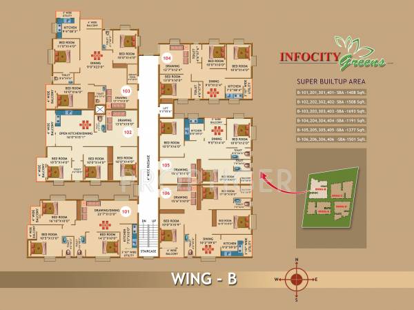 Images for Cluster Plan of Essen Infocity Greens Images for Cluster Plan of Essen Infocity Greens