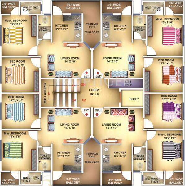 Images for Cluster Plan of Shree Siddheshwar Regency