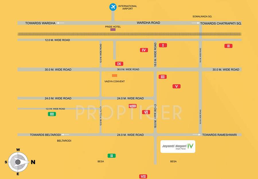 Images for Location Plan of Abhijit Jayanti Nagari 4