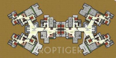 Cluster Plan for 8th Floor radiance-erectors-pvt.-ltd fortune-empire Cluster Plan for 8th Floor