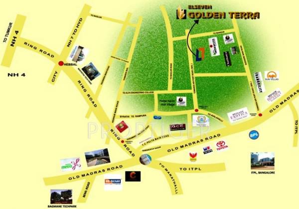 l7-developers golden-terra-phase-1 Location Plan