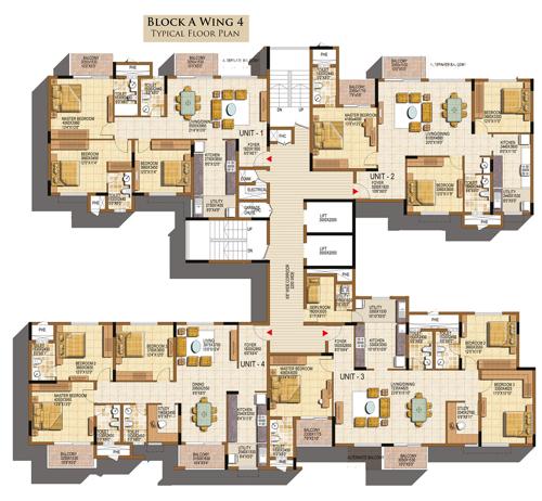 Images for Cluster Plan of Salarpuria Sattva Navaratna Residency Images for Cluster Plan of Salarpuria Sattva Navaratna Residency
