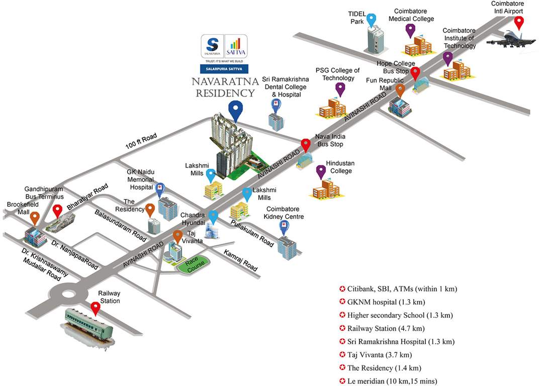 Images for Location Plan of Salarpuria Sattva Navaratna Residency