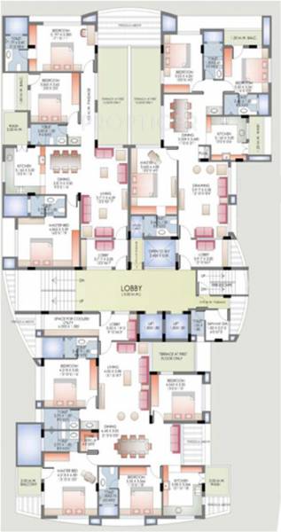 radiance-erectors-pvt.-ltd fortune-ritz Cluster Plan