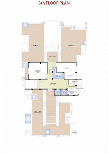 radiance-erectors-pvt.-ltd fortune-ritz Cluster Plan for 8th Floor