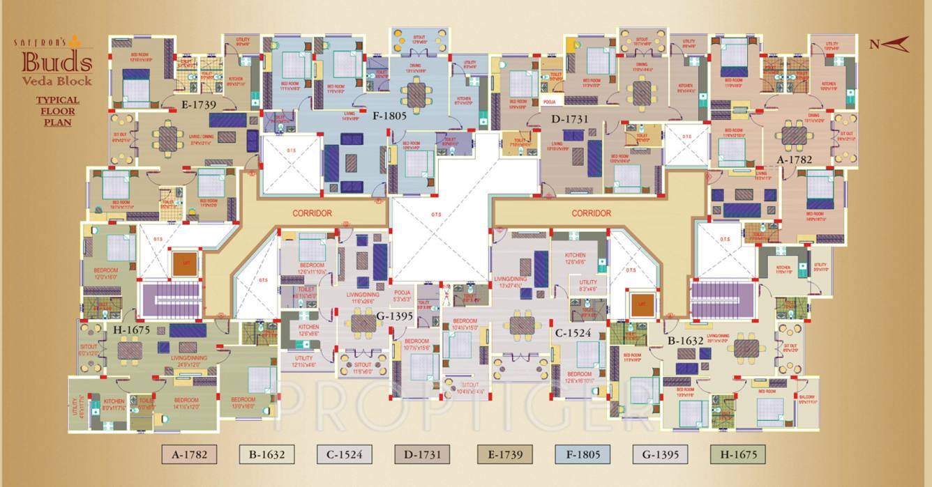 buds Block A Cluster Plan
