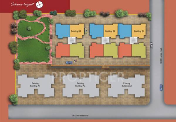 kurtarkar-real-estate vatika Layout Plan