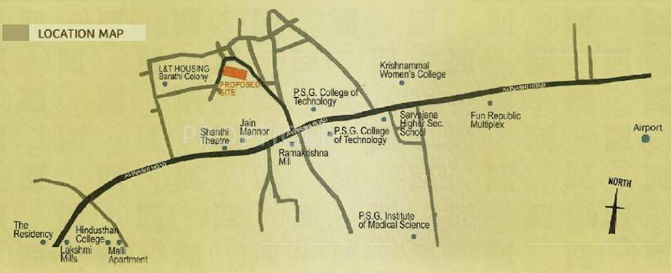 Images for Location Plan of Trishul Shelters Pvt Ltd Akash Malli