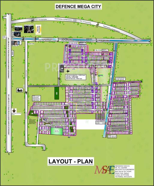 Images for Layout Plan of Himalaya Defence Mega City