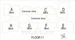 Cyber Gardens Cassia  Cluster Plan for 11th Floor condor-builders-pvt-ltd cyber-gardens-cassia Cyber Gardens Cassia  Cluster Plan for 11th Floor