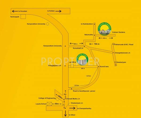 Location Plan heritage-builders north-avenu-apartment Location Plan