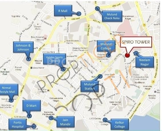 Images for Location Plan of Neelam Realtors Spiro Tower