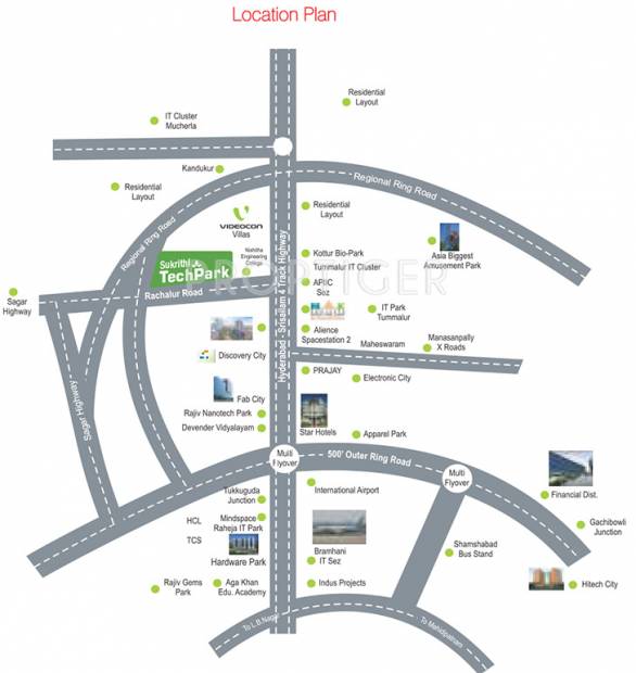 Images for Location Plan of Subhagruha Sukrithi Tech Park