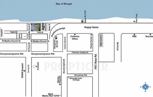 agni-estates north-star Location Plan