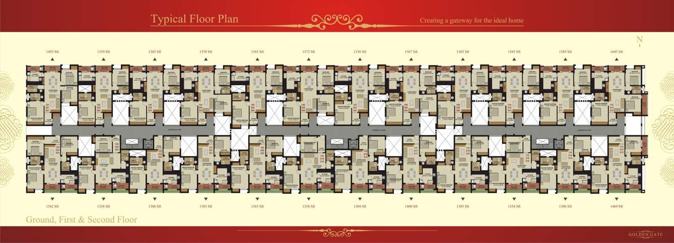 golden gate Images for Cluster Plan of Senthil Golden Gate