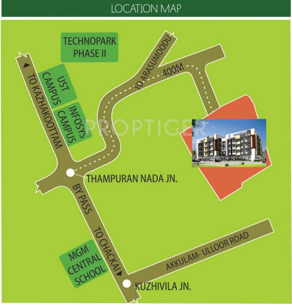 Images for Location Plan of Aishwarya Homes Chennai Infiniti