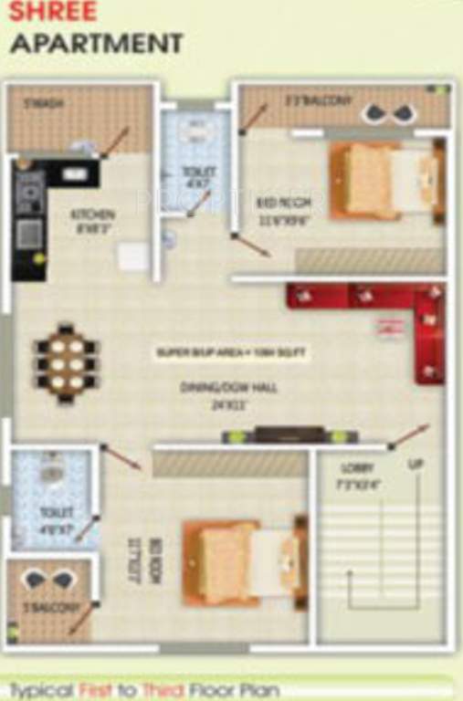 Images for Cluster Plan of Shree Siddheshwar Shree Apartment